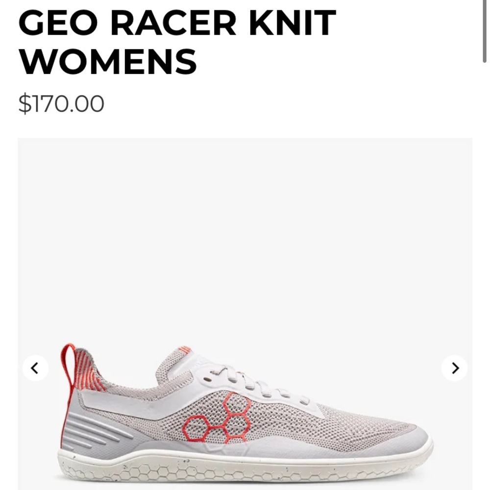 Vivobarefoot geo racer Womens 38 7.5
